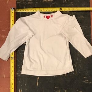 Vintage Red Embroidered Shirt